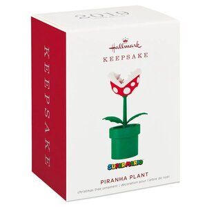 New! Super Mario Bros. Piranha Plant Hallmark Keepsake Ornament 2019 Nintendo